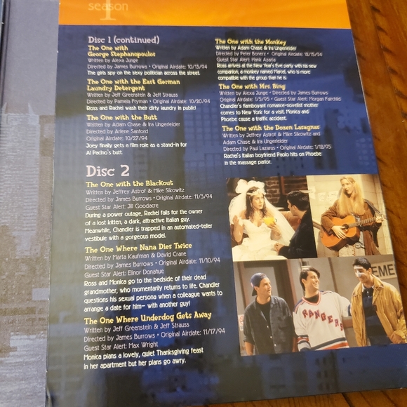 🎈2/$15 Friends season 1 DVD box set - Picture 8 of 10
